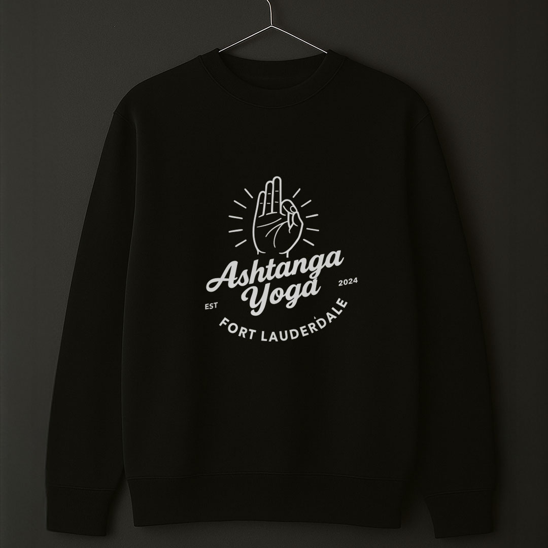 Black Sweatshirt front view