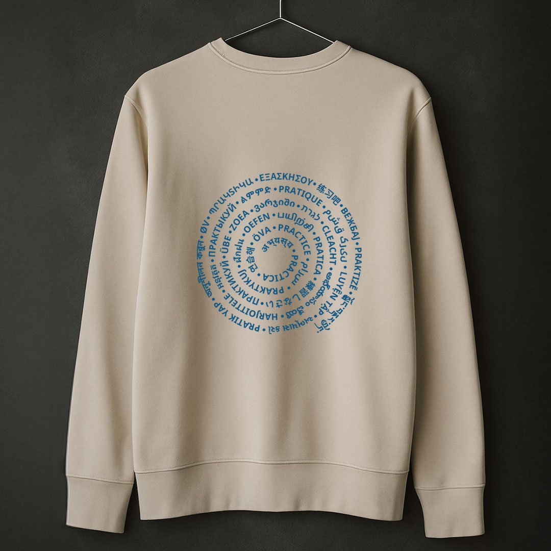 Ivory Sweatshirt back view