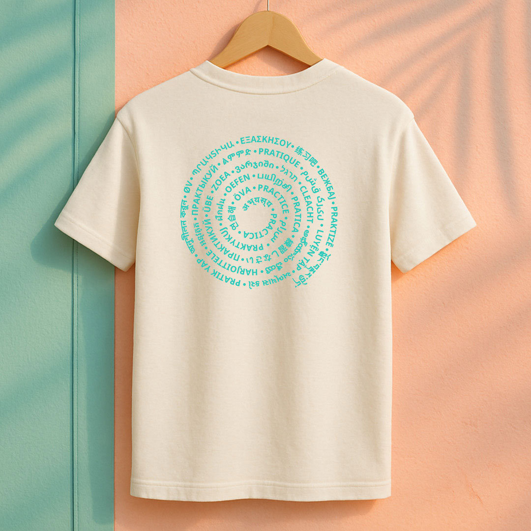 White Summer Edition T-shirt back view